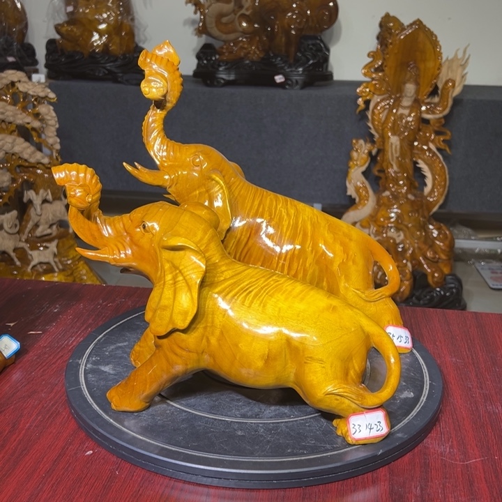 金丝楠木对象吉祥如意