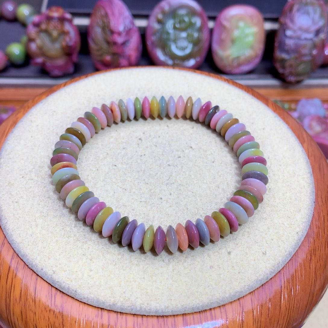 玛瑙手链未镶嵌盐源