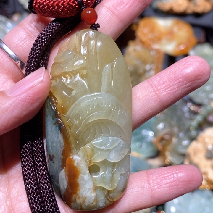 岫玉毛衣链未镶嵌