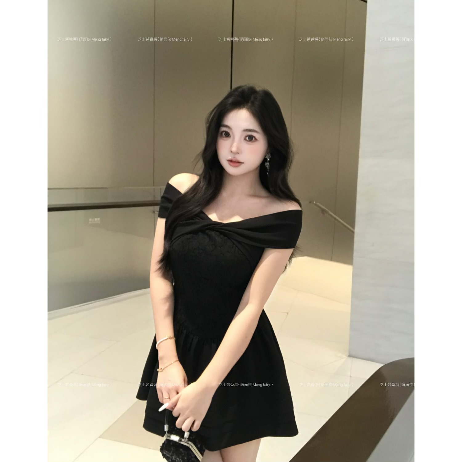 萌面侠芝士【觅心猎手】纯欲韩系ins衣服连衣裙精致显瘦百搭女6260
