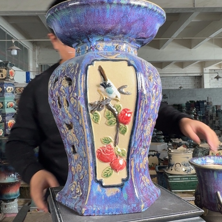 。一风堂石湾花盆 面宽30高35