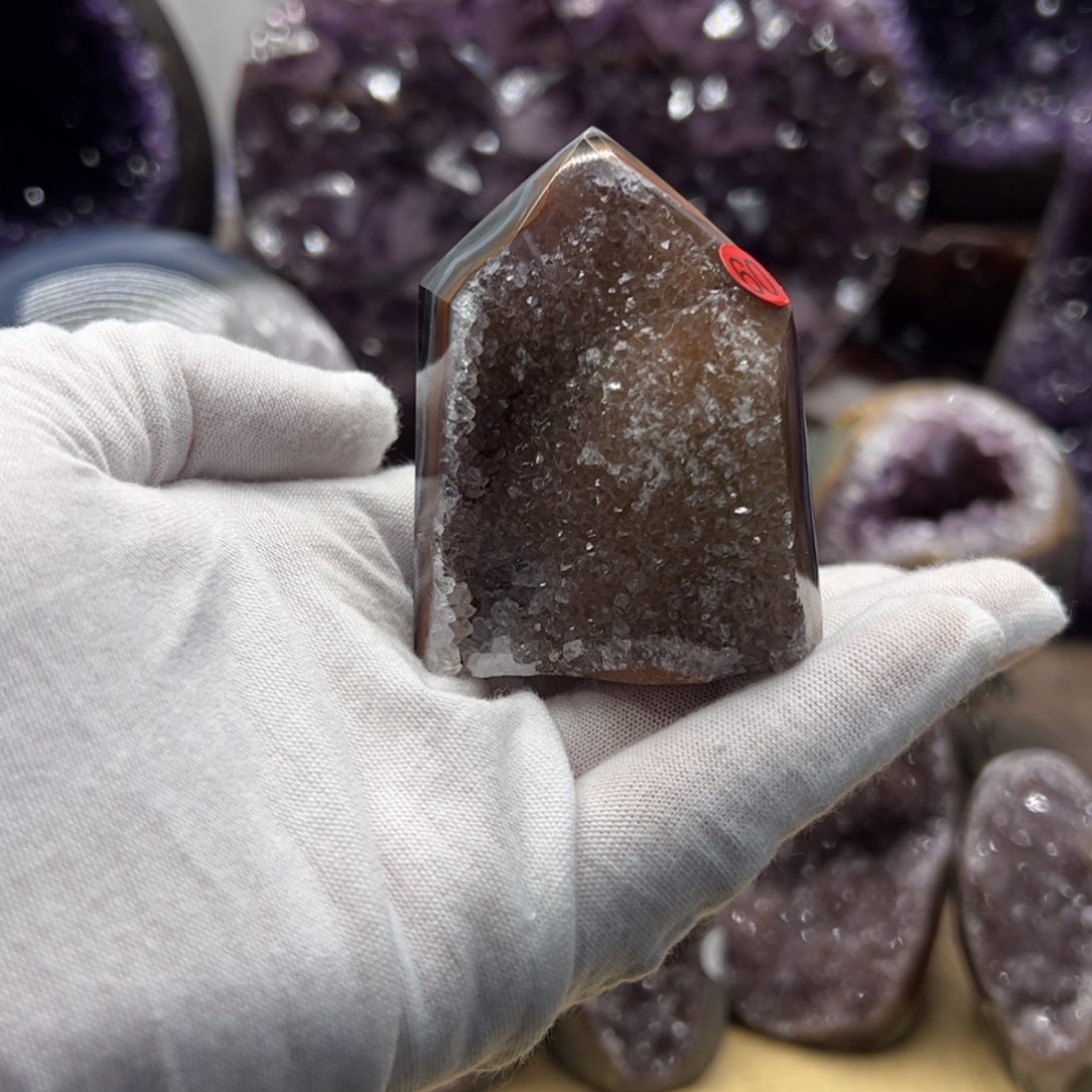 水晶未镶嵌水晶柱子60