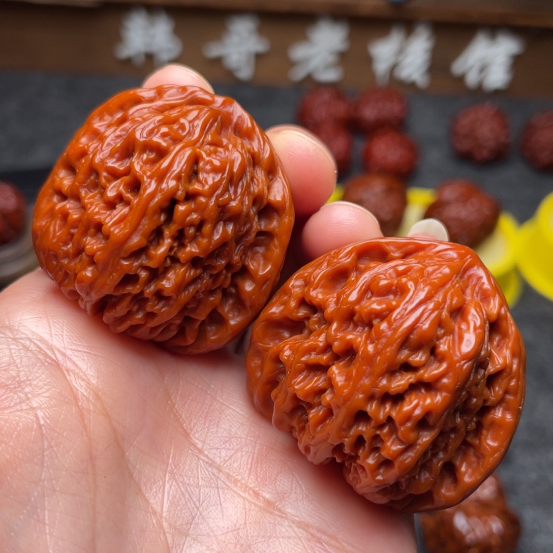 文玩核桃吊坠文玩核桃 手把件 南将石 40