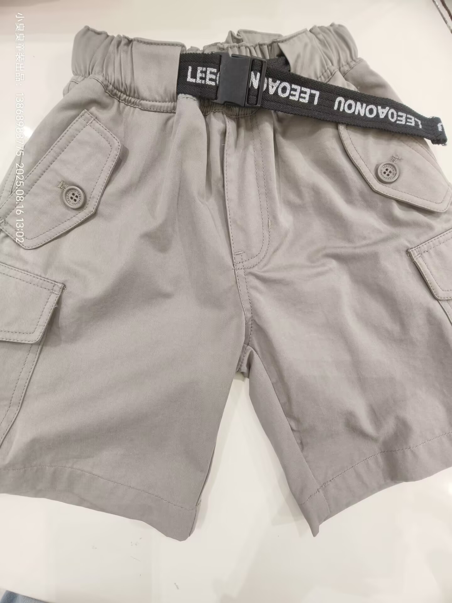 小臭臭童装夏季清仓福利NO退NO换-夏季男短裤休闲松紧休闲裤