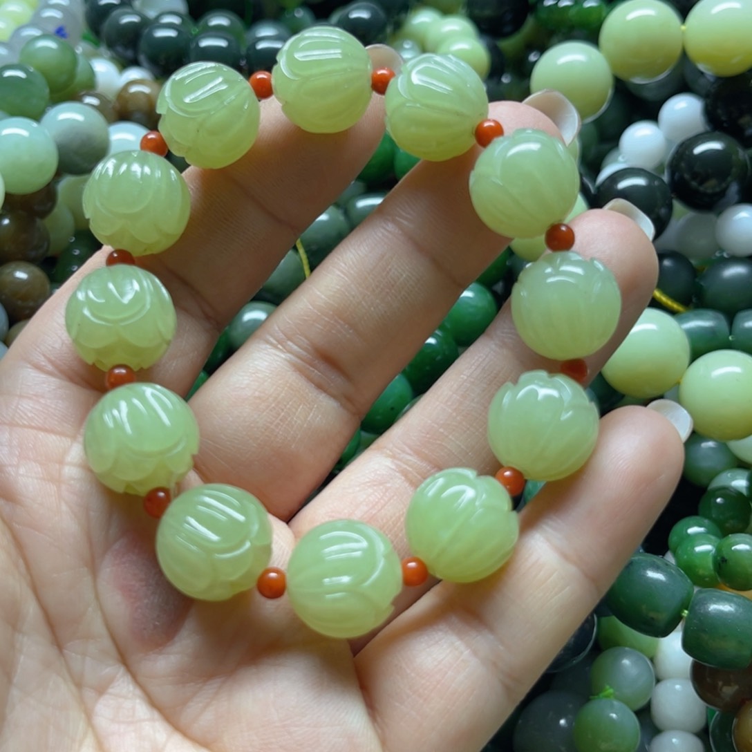 和田玉手链未镶嵌