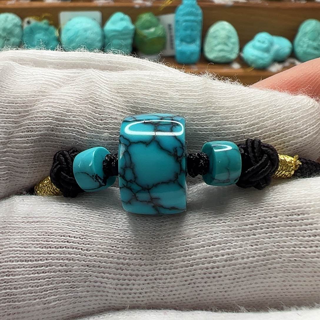 绿松石直切珠 未镶嵌