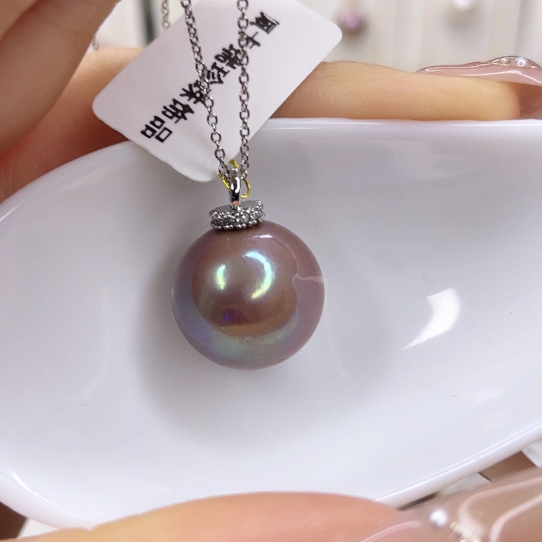 淡水珍珠未镶嵌吊坠(赠链)