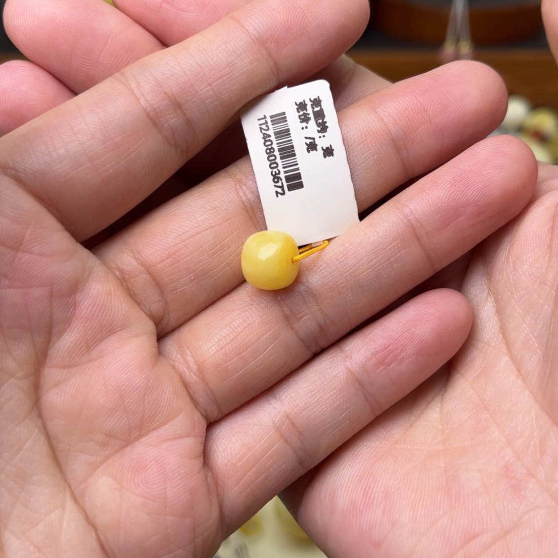 蜜蜡颈饰未镶嵌✨**太9+老型单珠