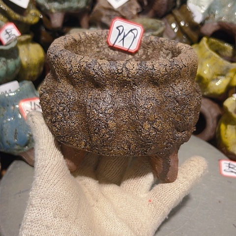 粗陶花盆制作就这样了，现在