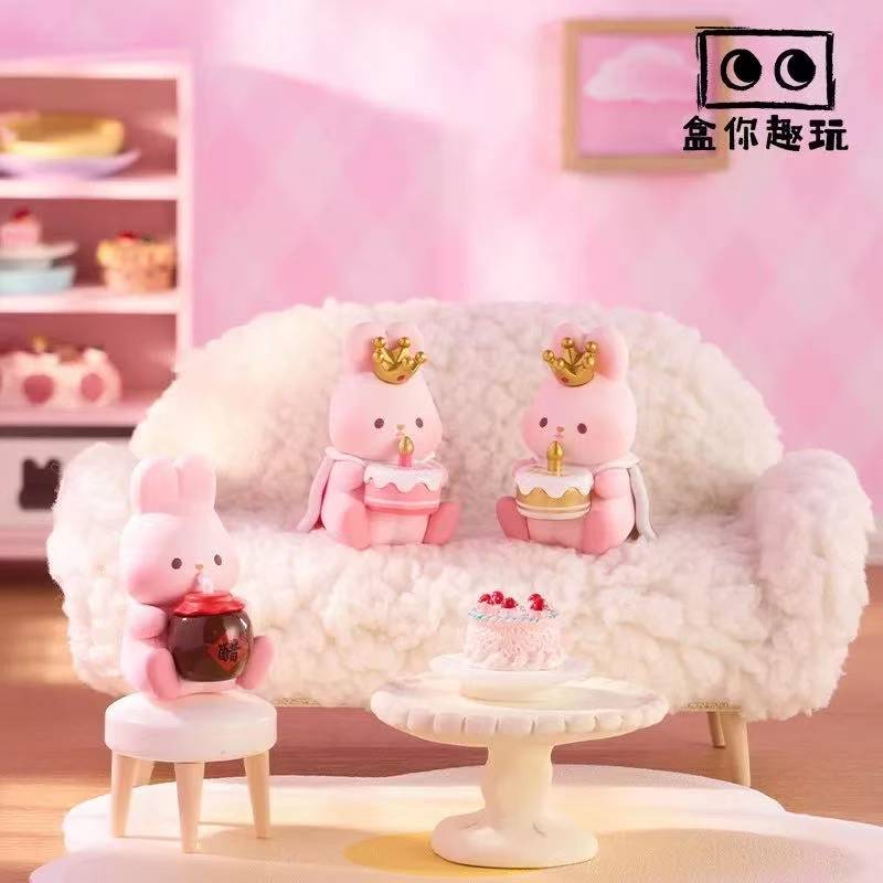 【小小笨踩后两位】摸摸兔趣享生活正品盲盒潮玩