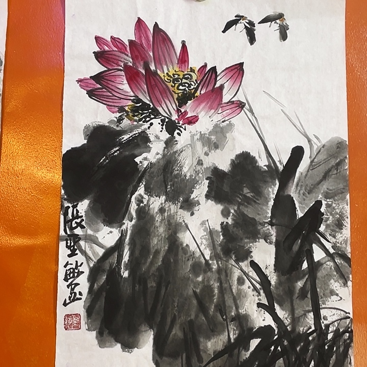 国画张圣敏先生纯手绘作品