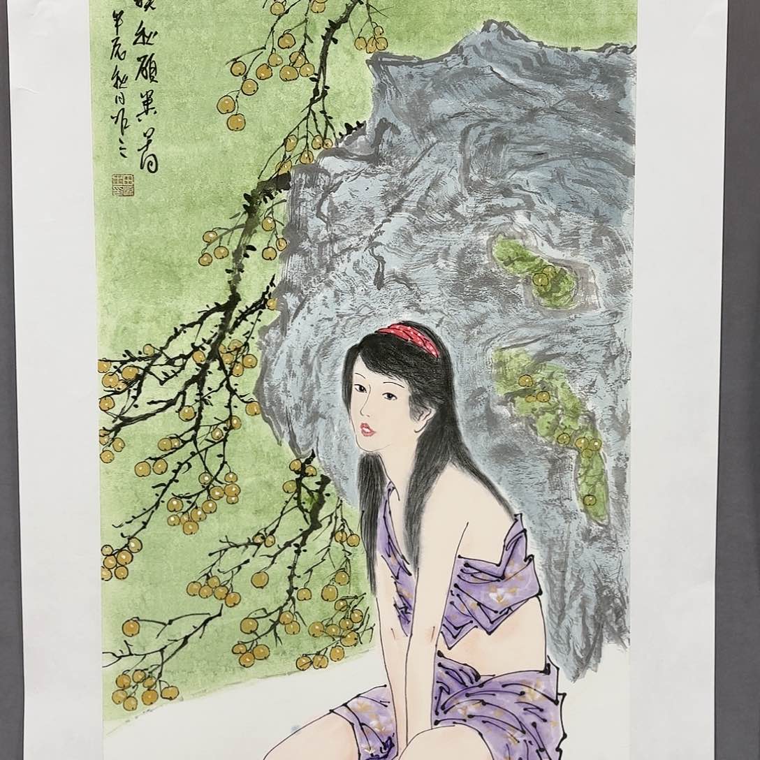 国画国画纯手绘作品请放心去藏