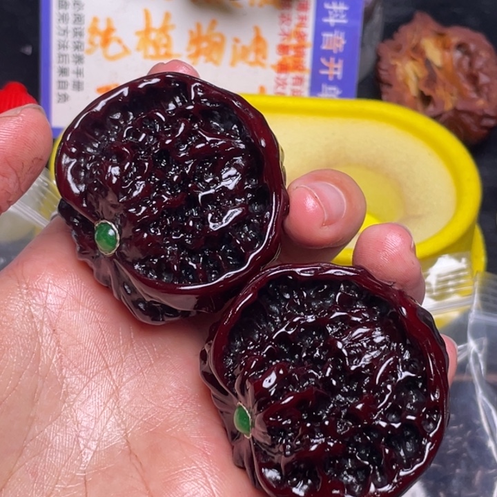 文玩核桃把件蛇头