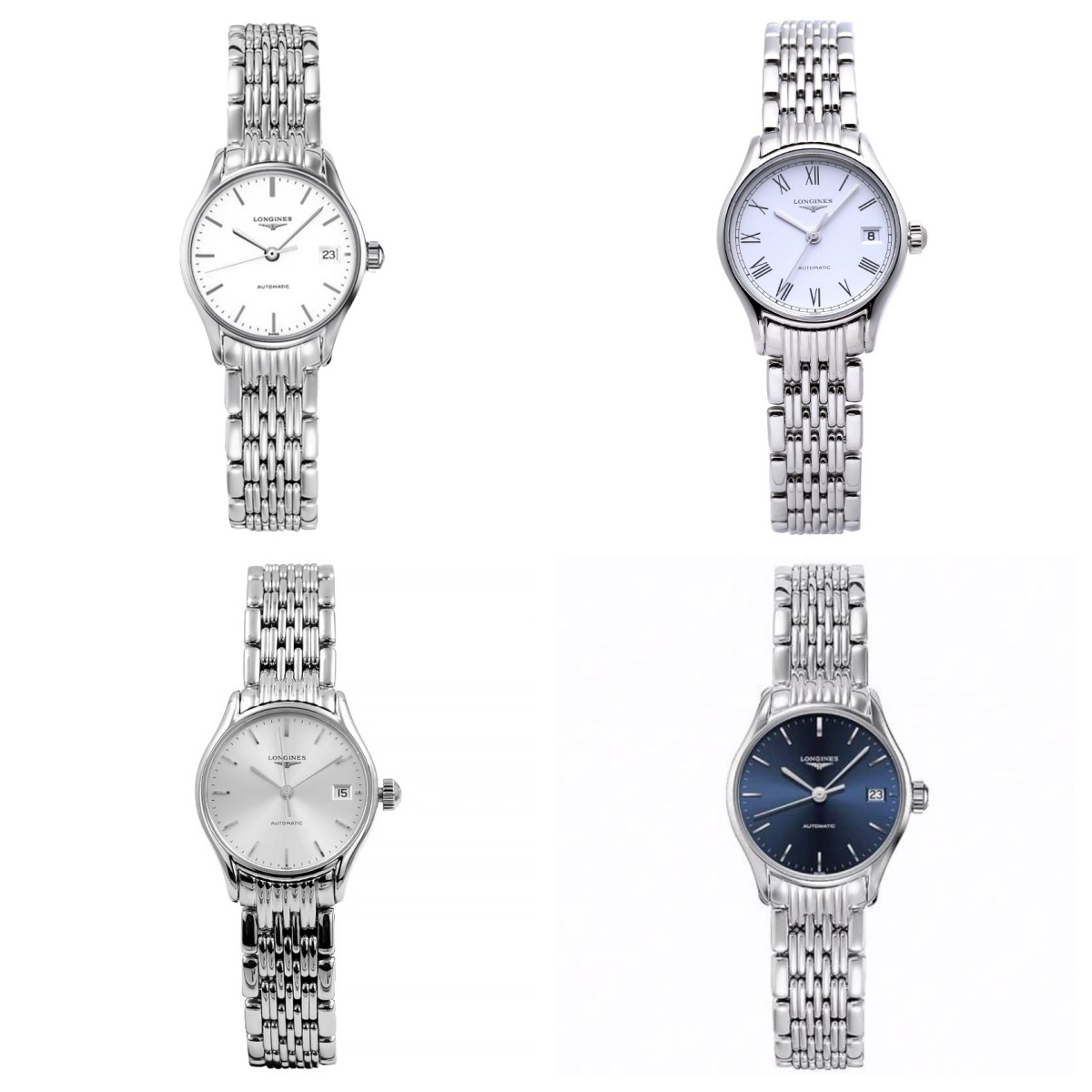 99新 Longines/浪琴 律雅360/机械腕表/时尚简约/表径25.5mm/女士