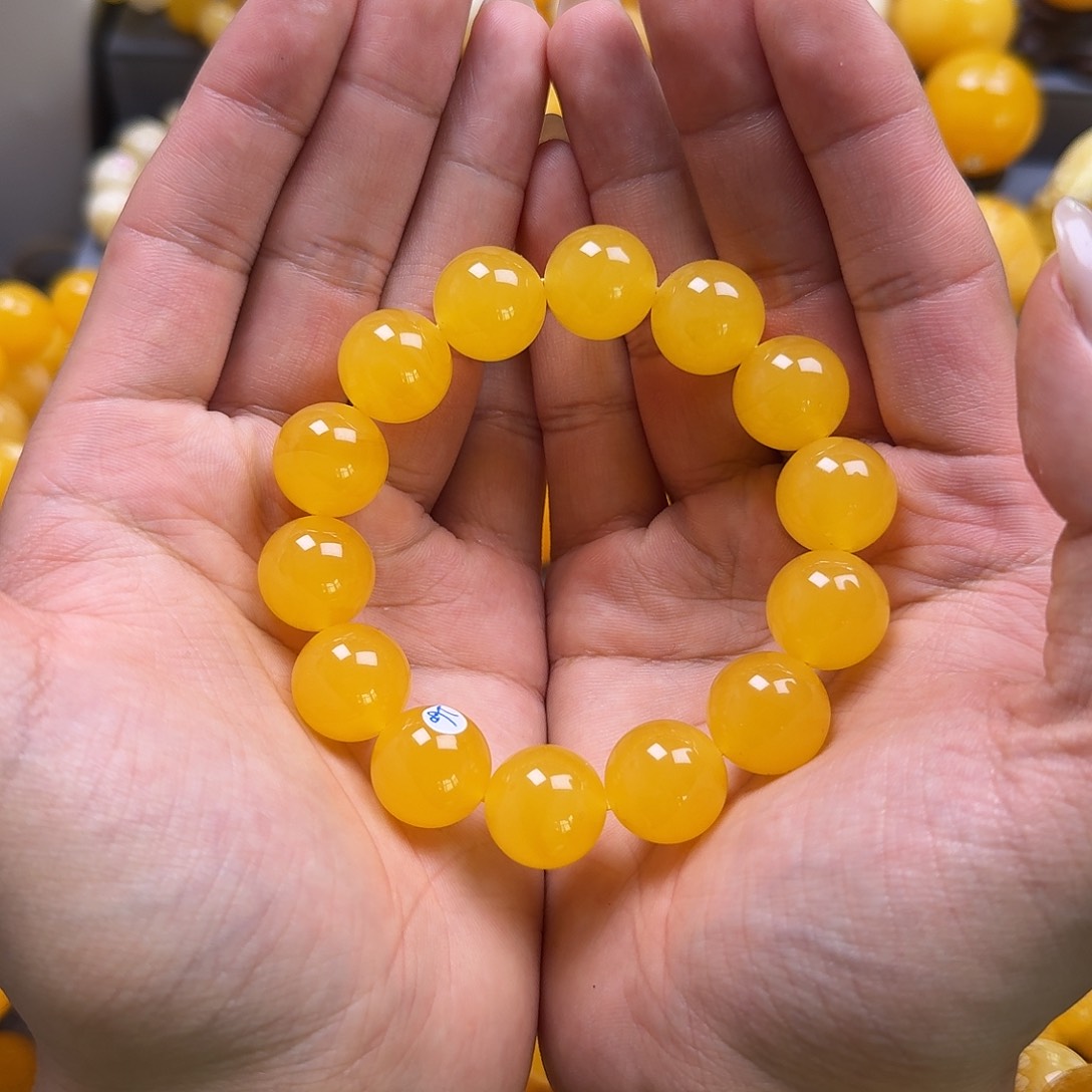 蜜蜡珠宝奇石未镶嵌同料16mm