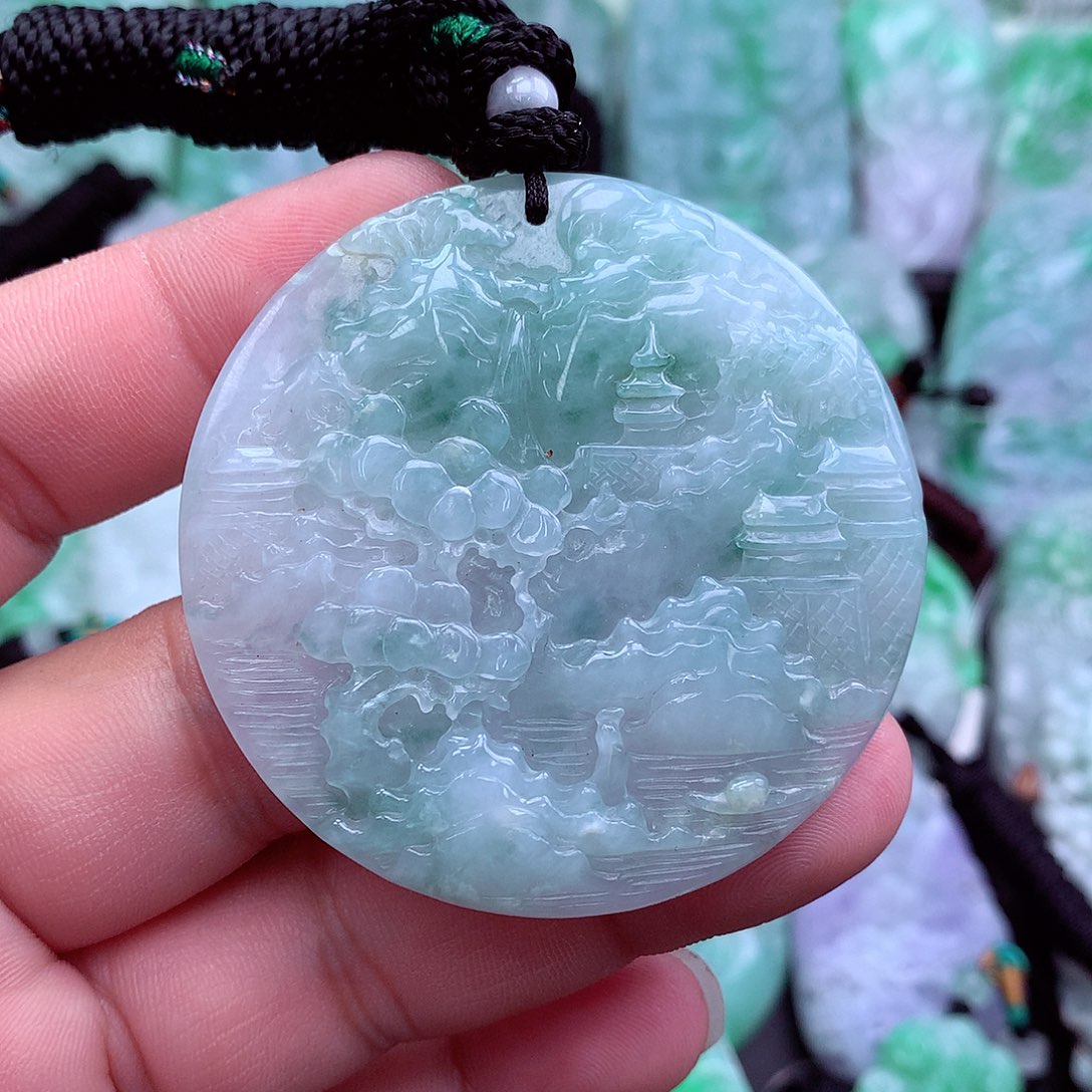 翡翠吊坠(不含链)未镶嵌