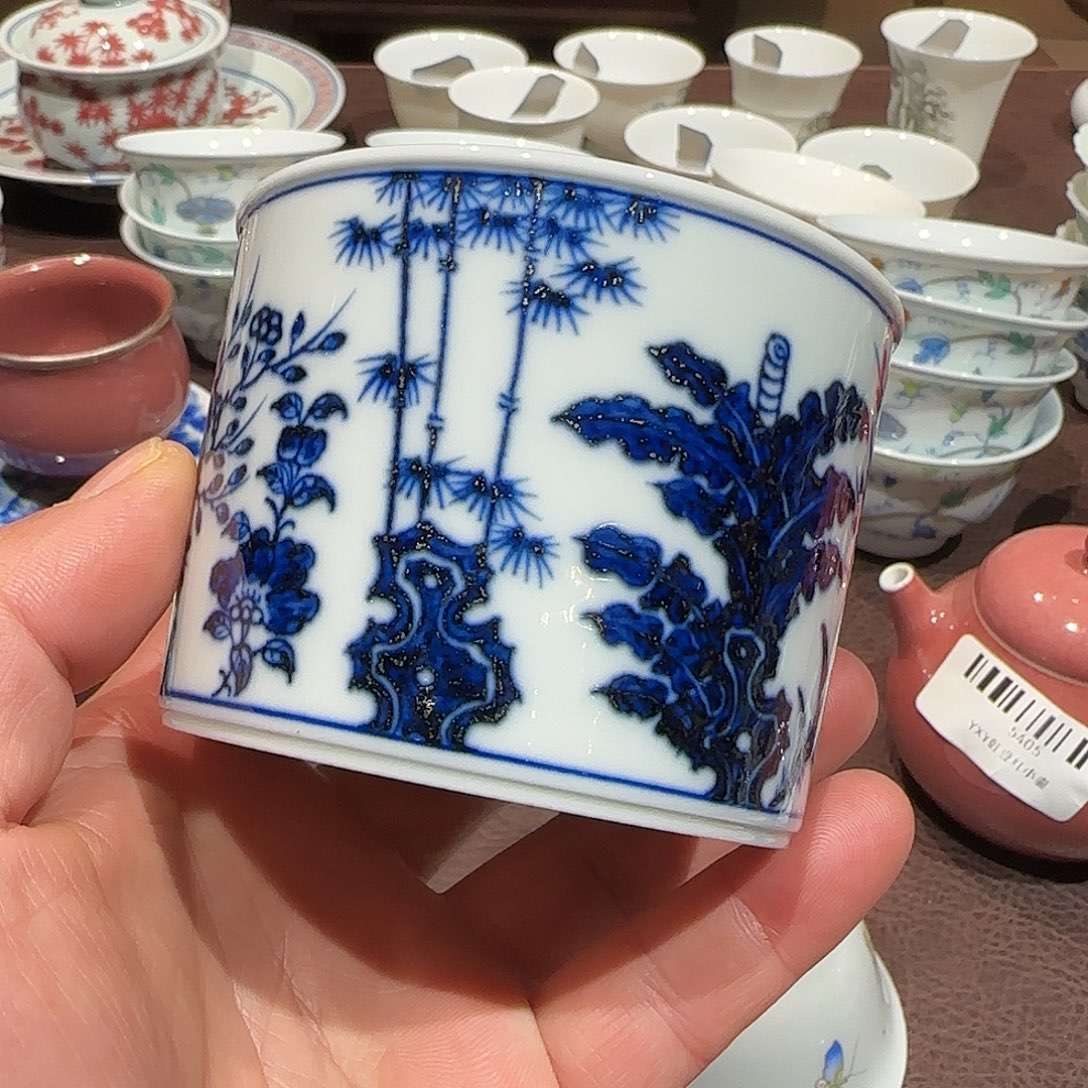 景德镇青花主人杯