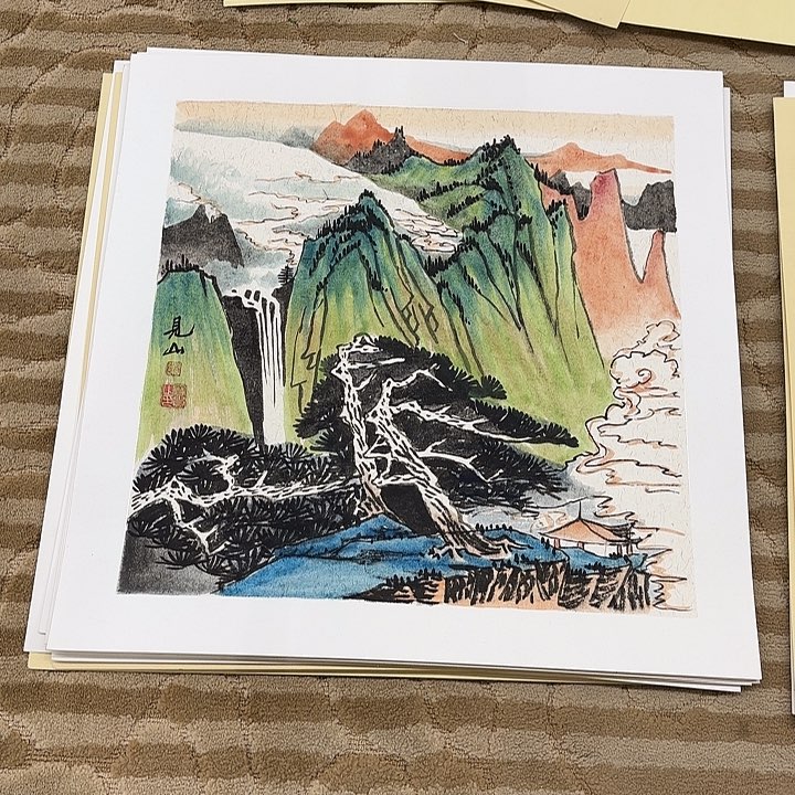 国画花鸟的翅膀和羽毛50.50