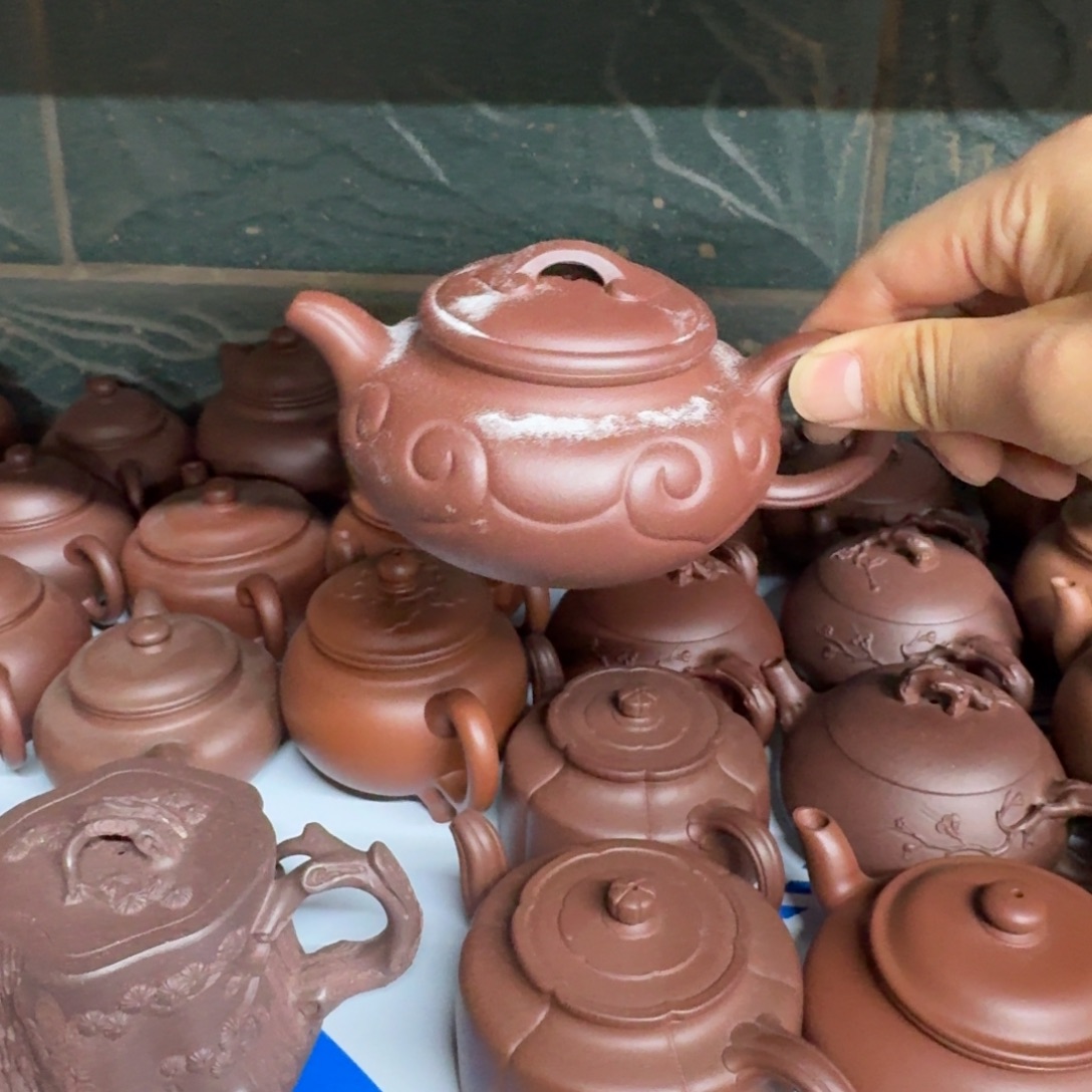 紫砂茶壶原矿原石的制作方法