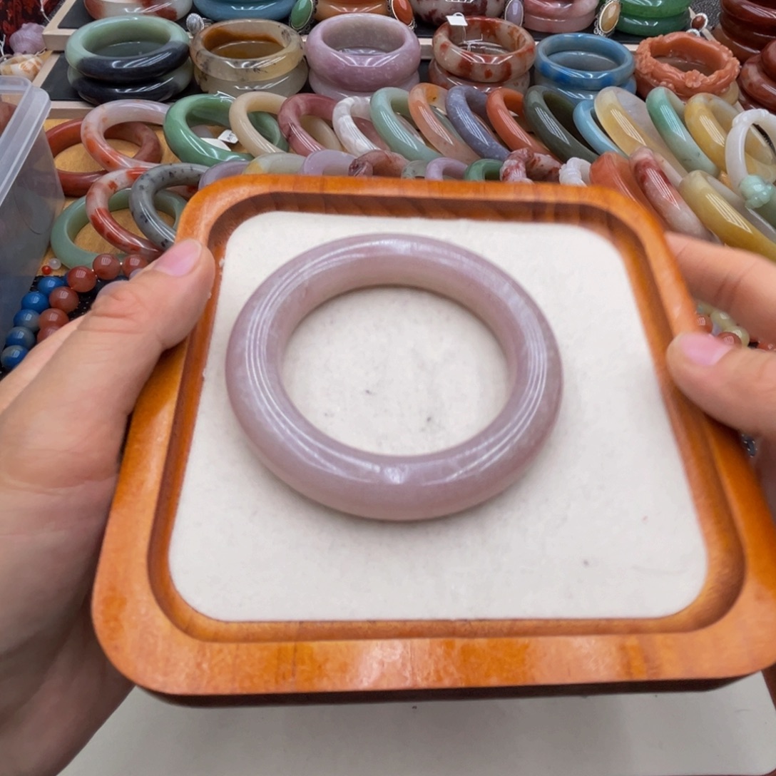 石英质玉未镶嵌圈口55