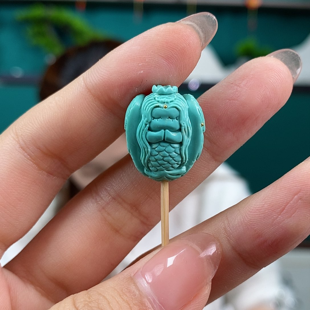 绿松石珠宝奇石未镶嵌