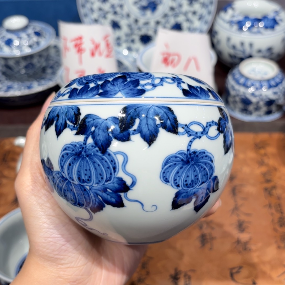 瓷片奉*景德镇纯手工手绘