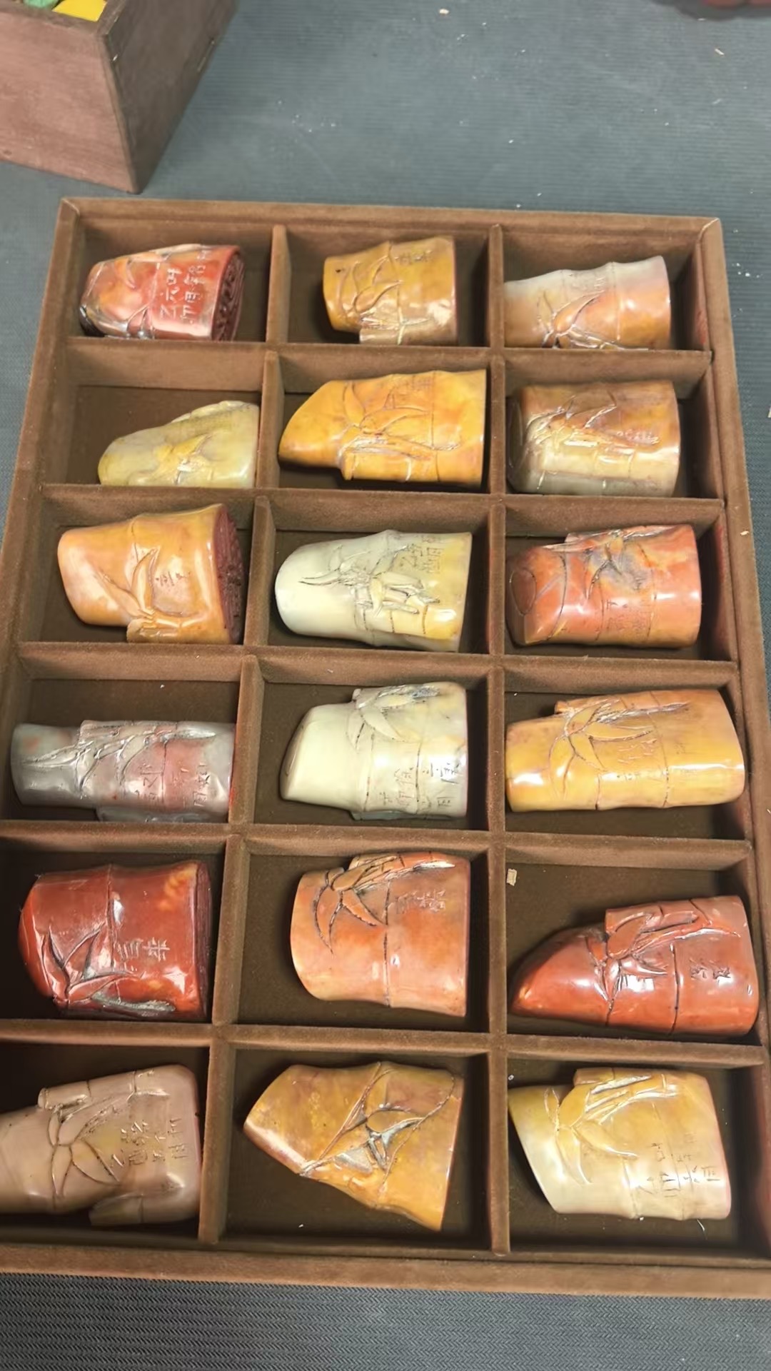 寿山石芙蓉石薄意山水老印章金石篆刻精品佳作