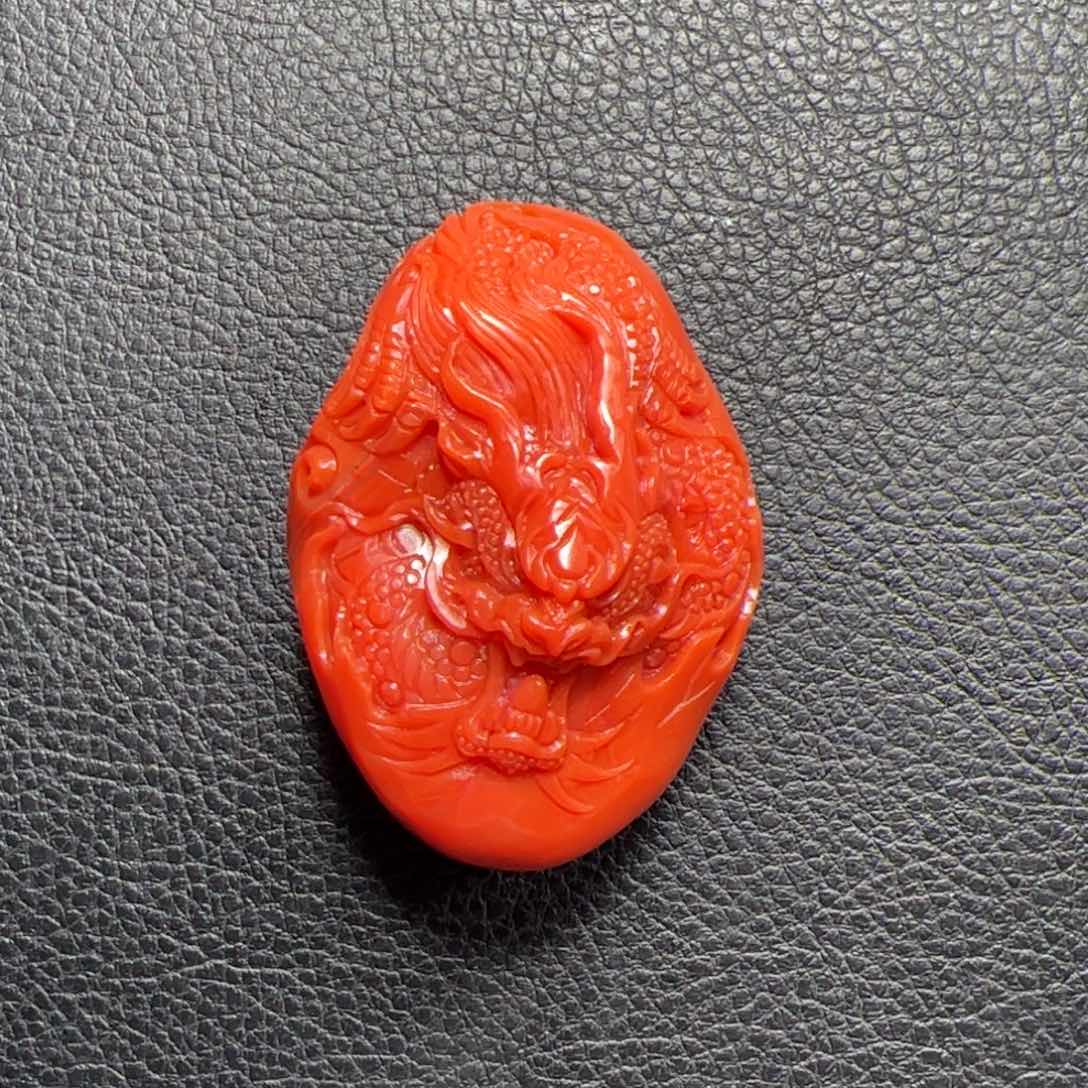 南红玛瑙大水沟龙手把未镶嵌