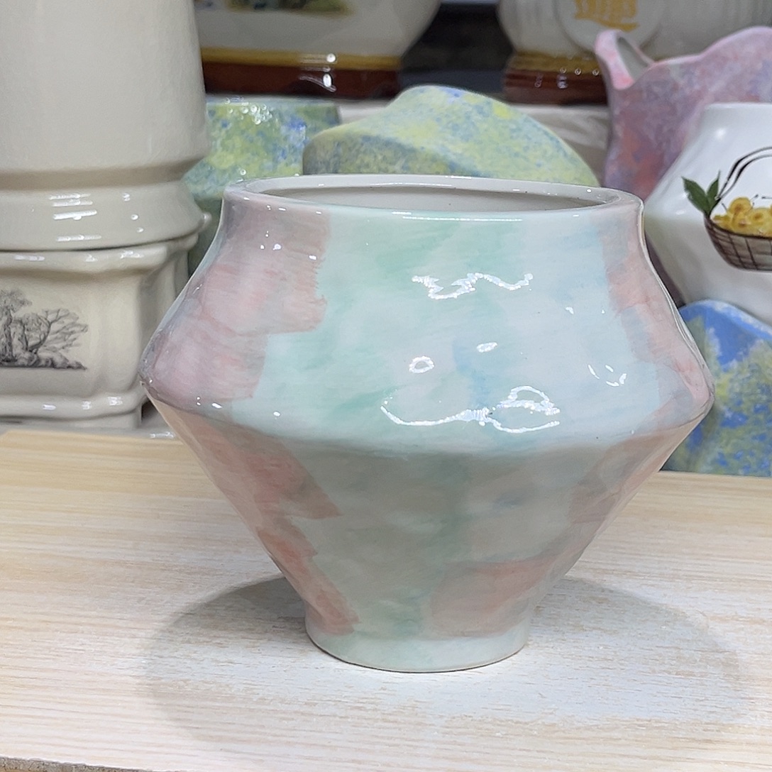 陶瓷绿植多肉微瑕花盆外口径：11*13