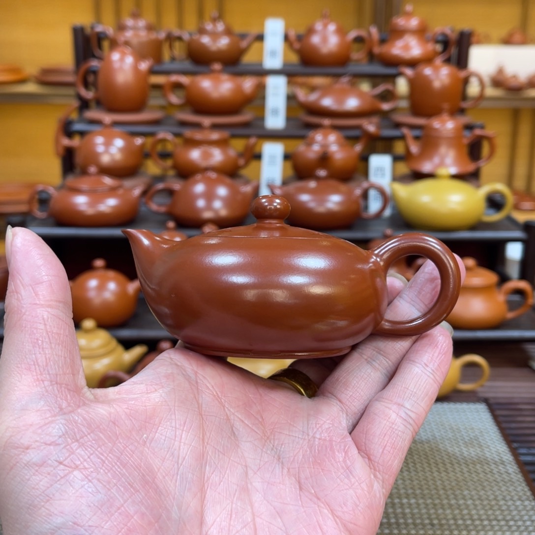 茶壶紫砂红凤雏120-140cc