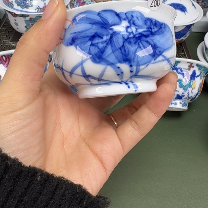 沙沙手工手绘茶具286