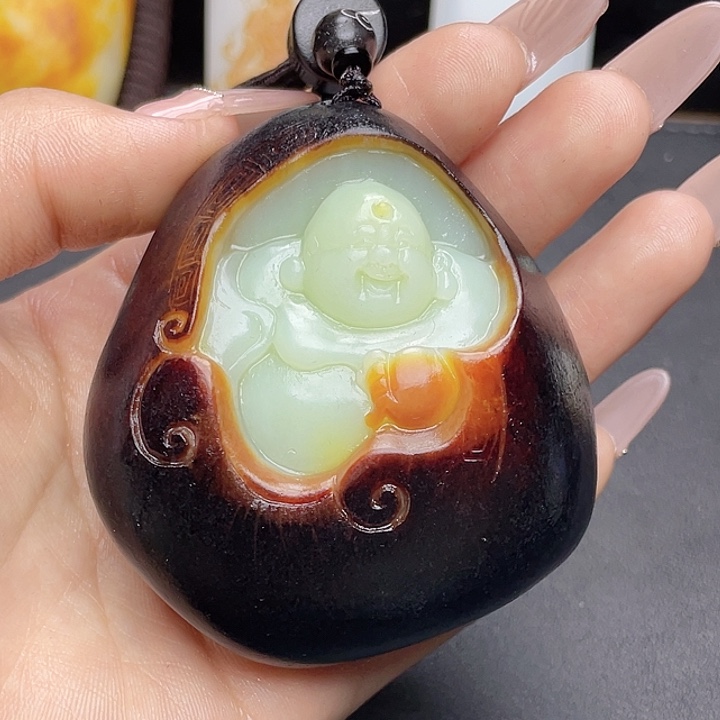 和田玉挂件未镶嵌保*T