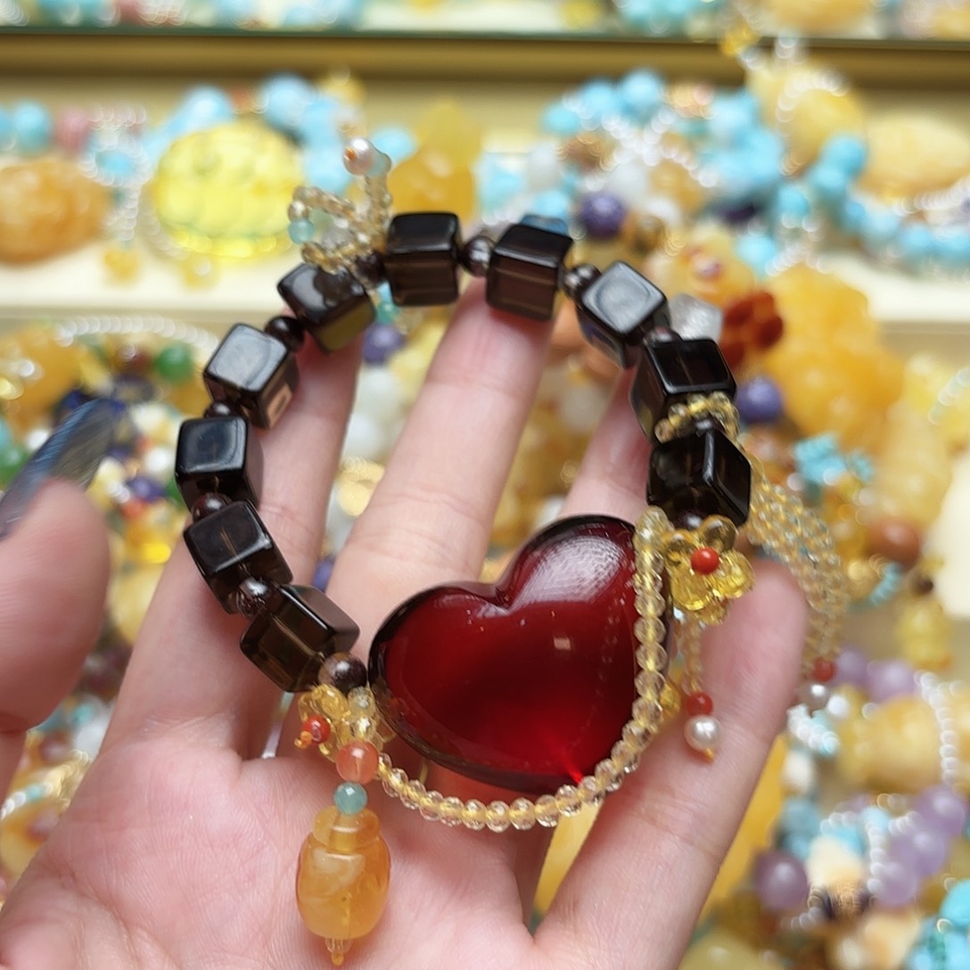 琥珀未镶嵌手镯琥珀