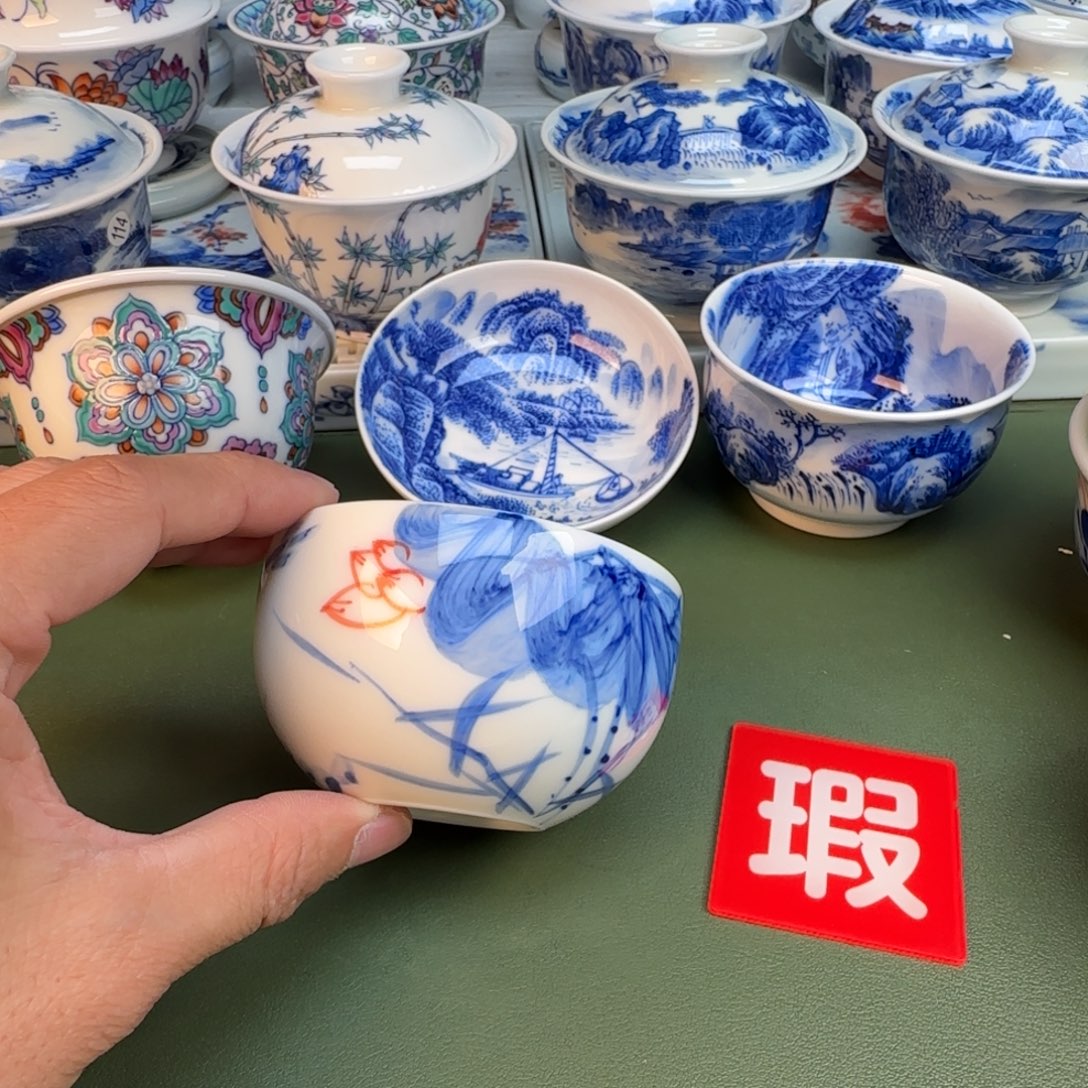 陶纯手工纯手绘茶具389
