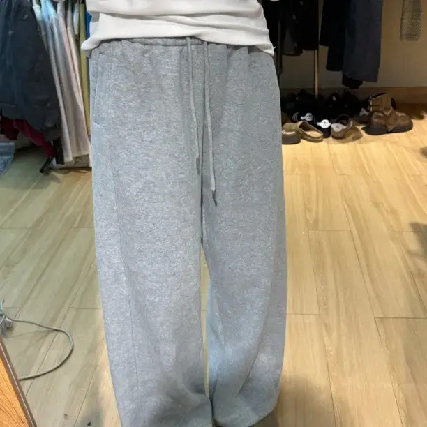 【dd】加绒韩系卫裤可直筒可束脚！超级显瘦！遮肉！裤型超好