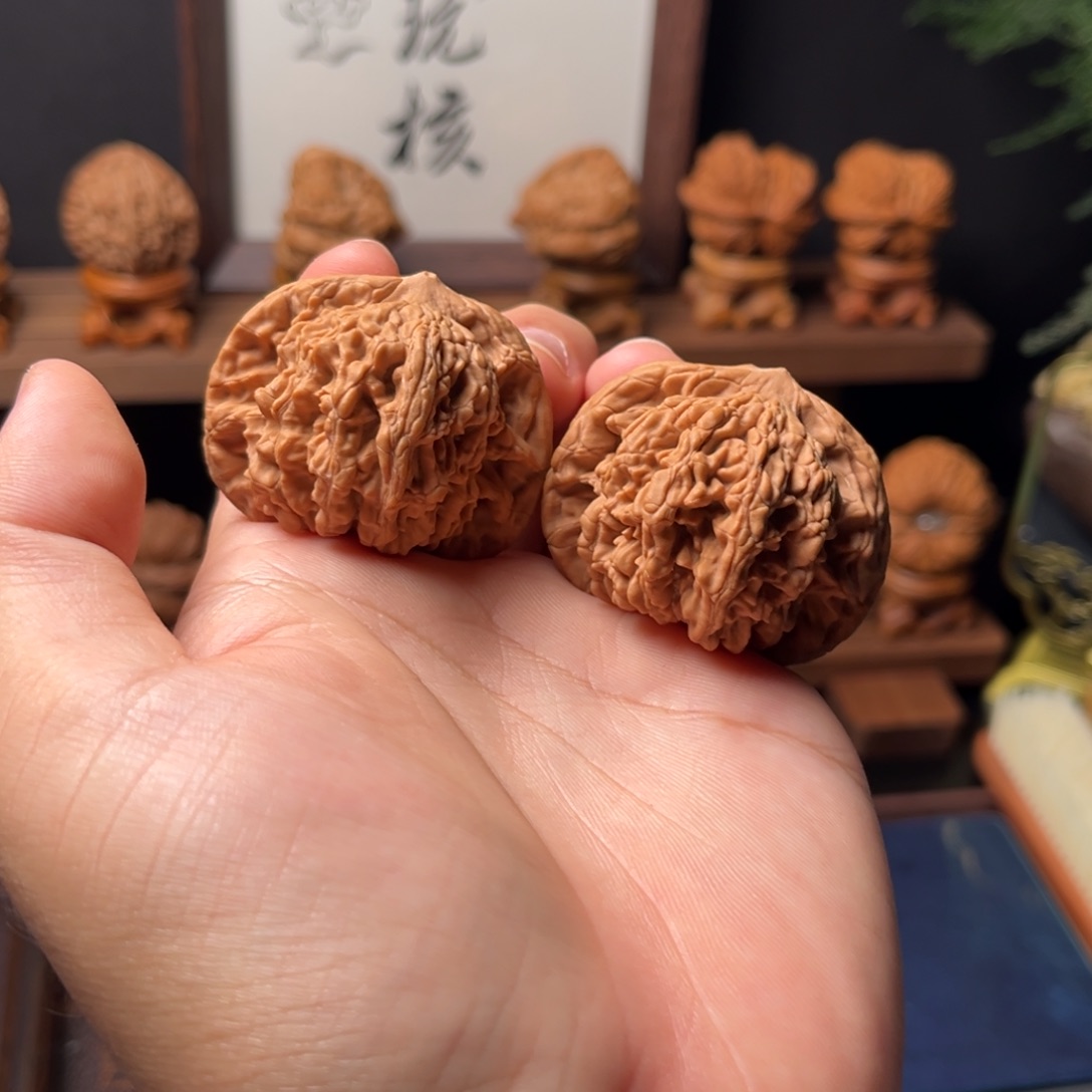 核桃45mm狮虎兽，一物一图