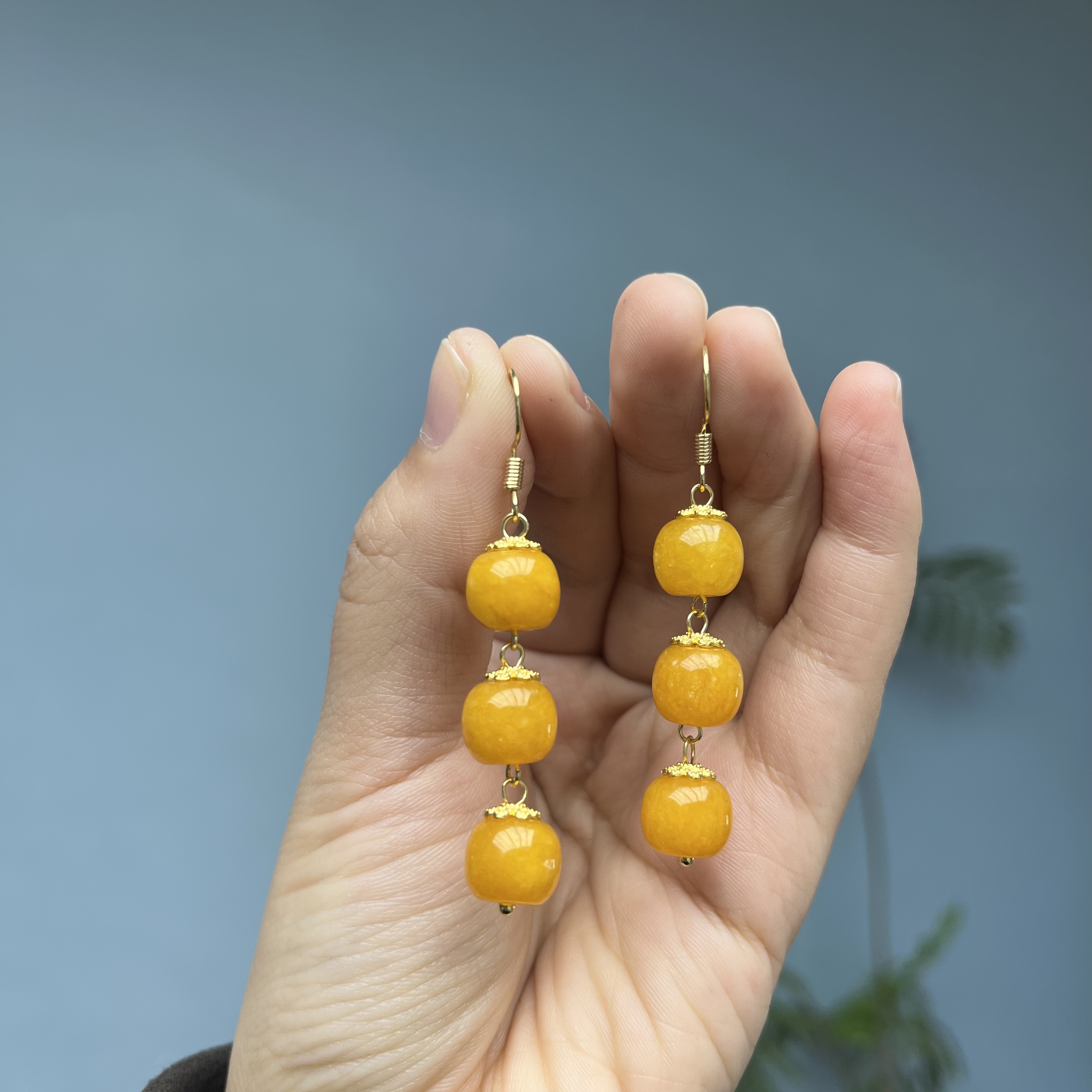 高货小桶珠diy耳钩斜挎套装