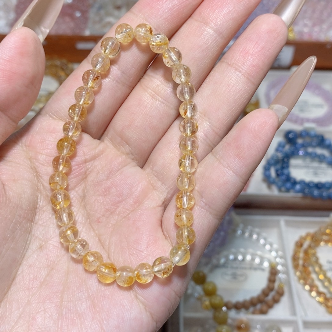 未镶嵌手链水晶托帕