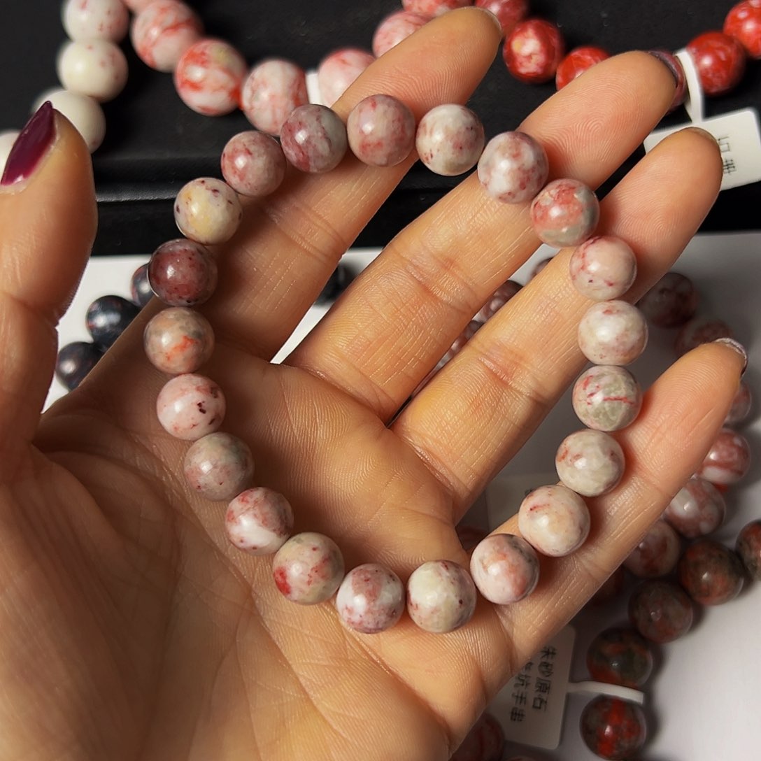 玛瑙/玉髓朱砂原石卡10未镶嵌