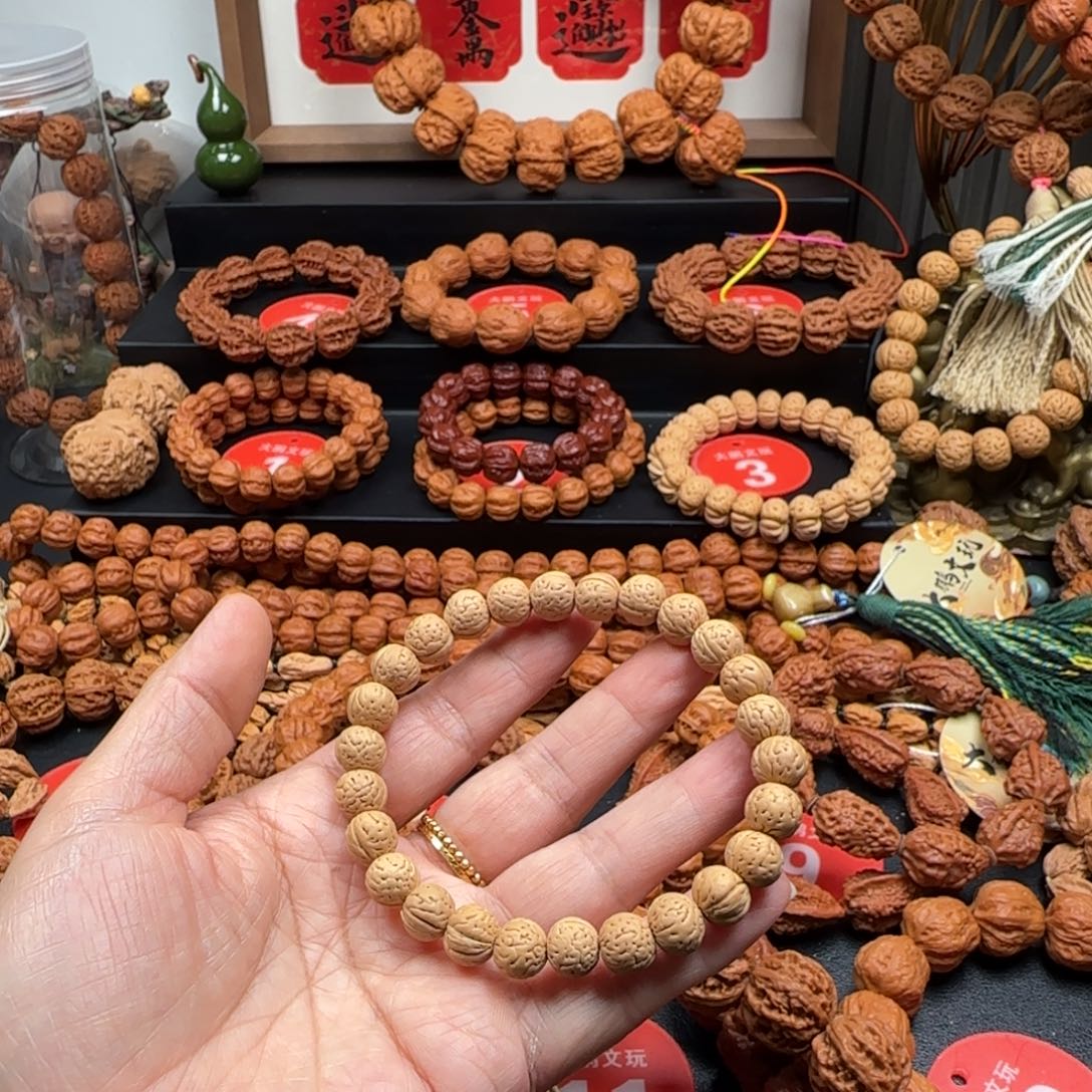 磨***发桃核吊坠桃核手串