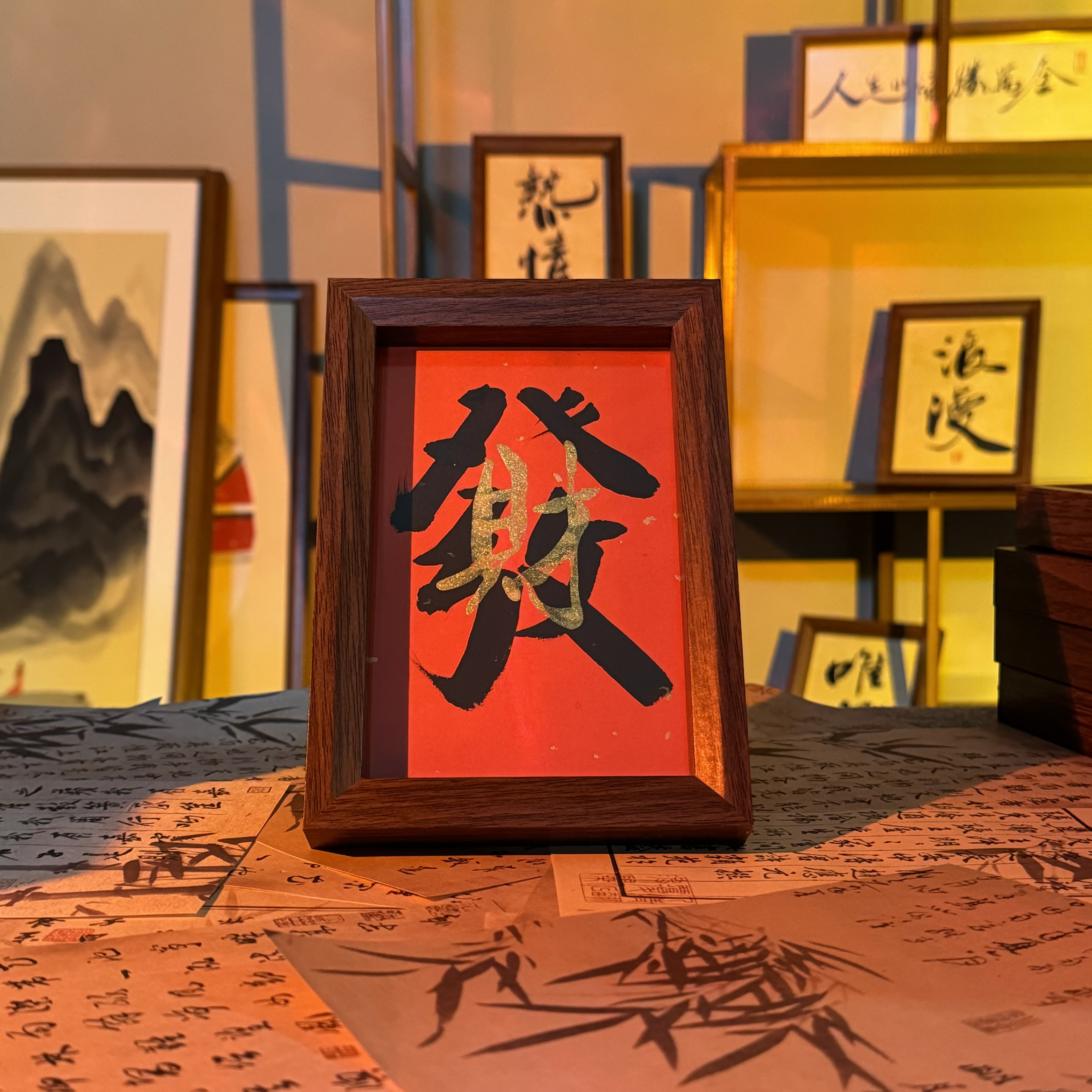 发财 7寸氛围感文创摆台