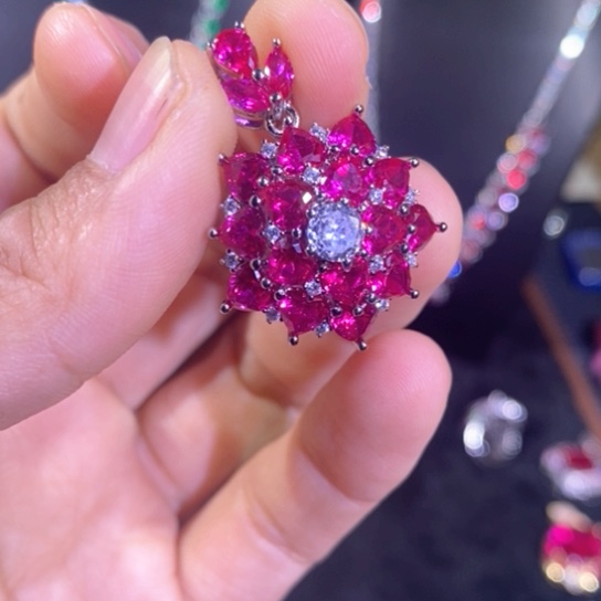 *****银S925镶嵌红宝石戒指