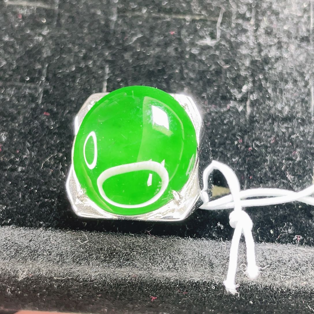 翡翠银S925镶嵌颈饰37