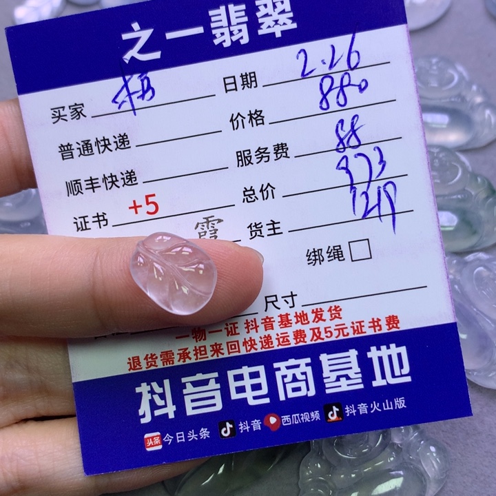 翡翠颈饰未镶嵌梧*秋