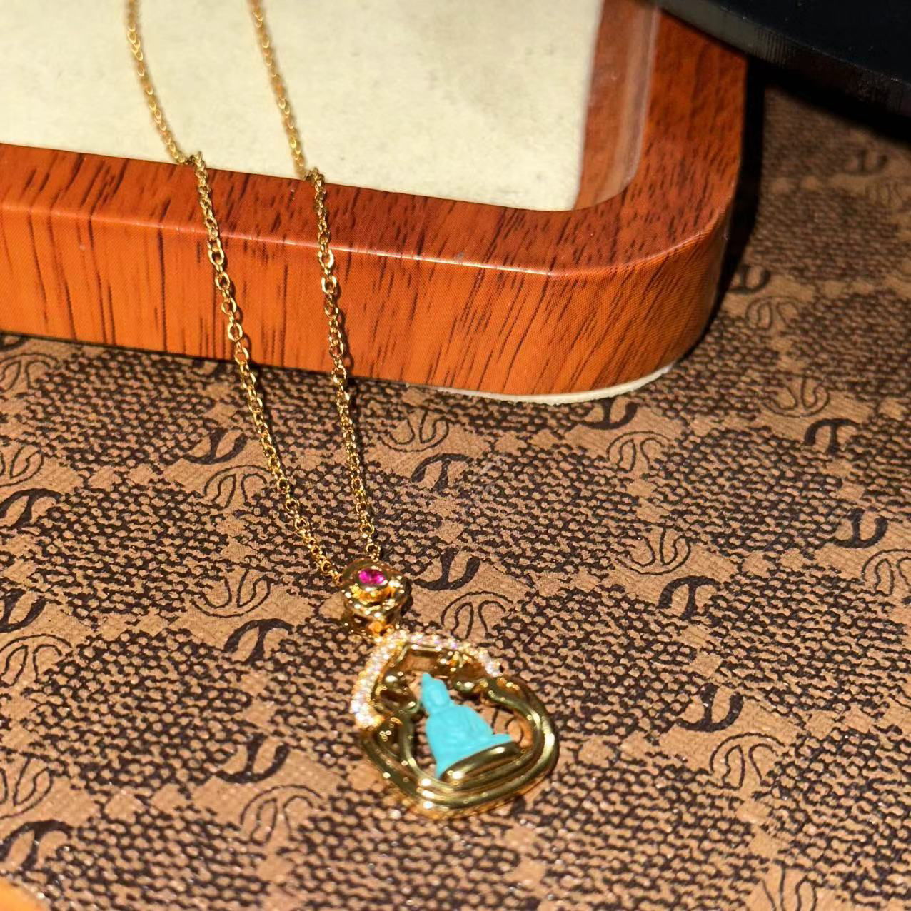 铜合金项链 民族风无相佛项链-3975