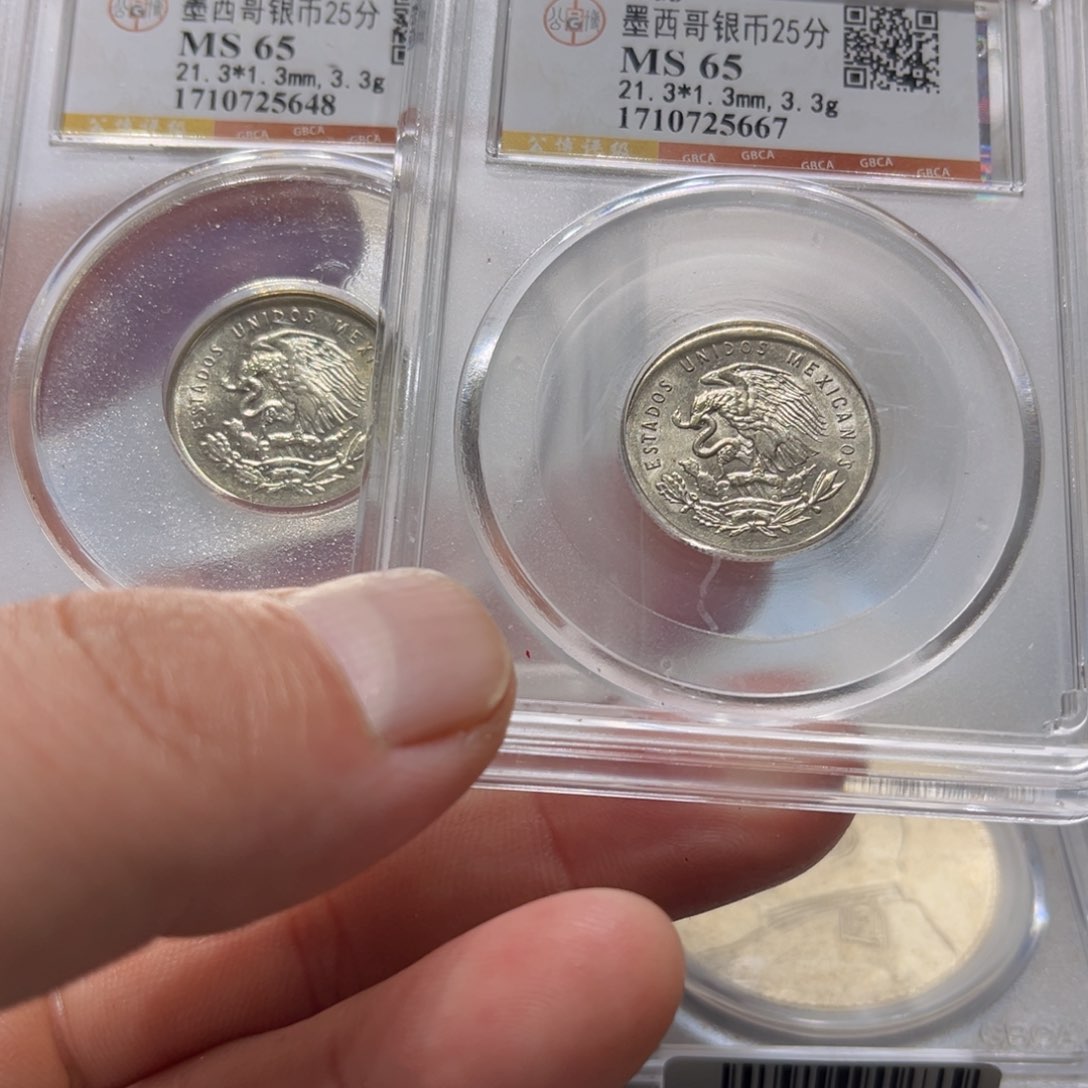 银一**空皖韵墨西哥天平鹰两枚