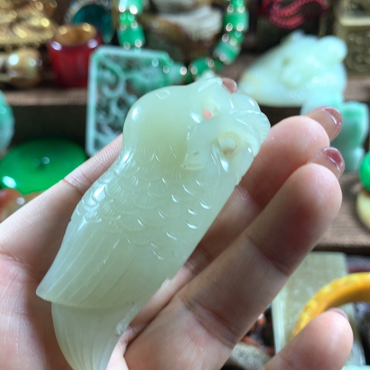 未镶嵌和田玉（糖玉）挂件