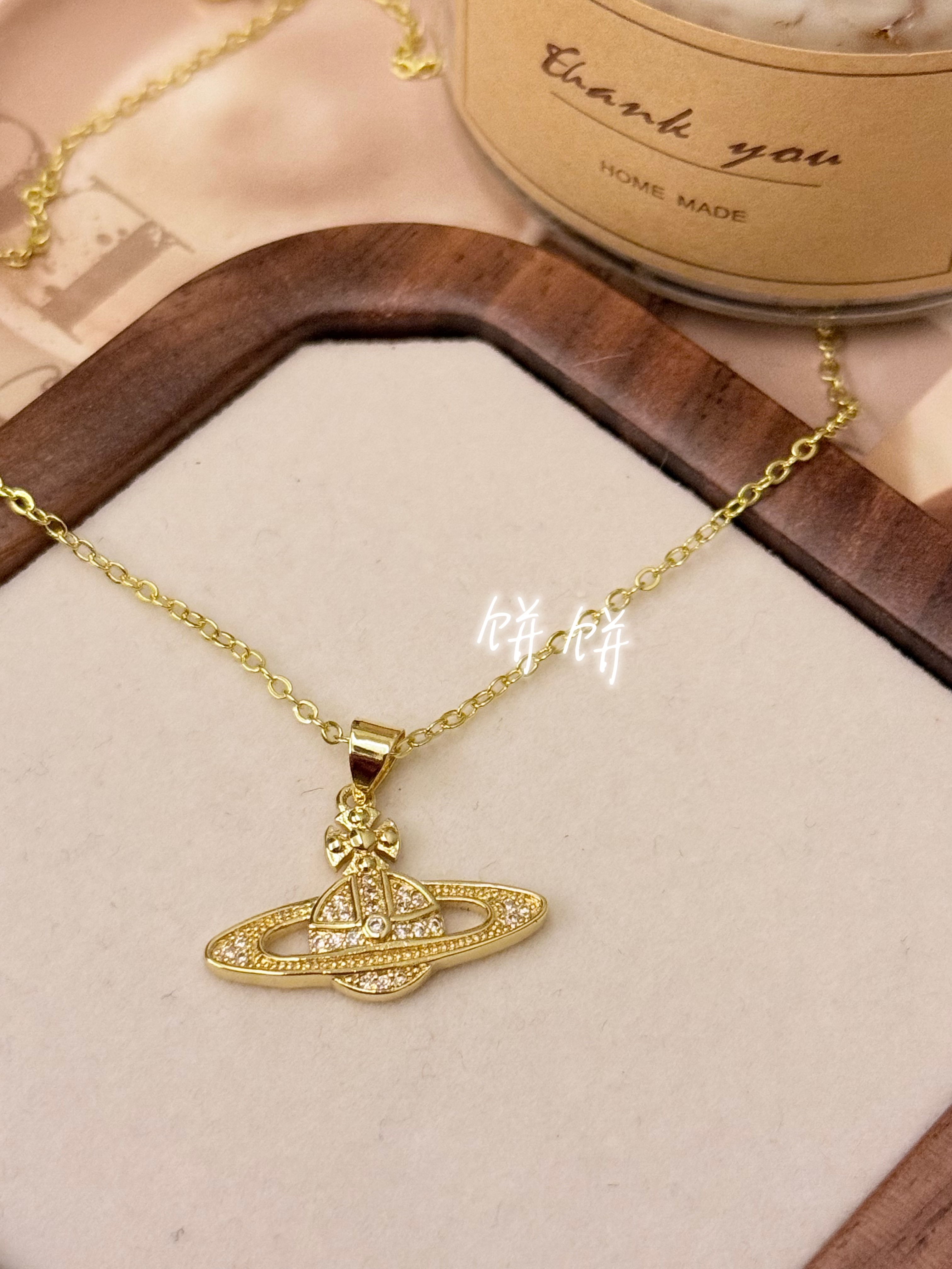 铜合金项链 【金色土星】气质轻奢时尚百搭 发货件数一