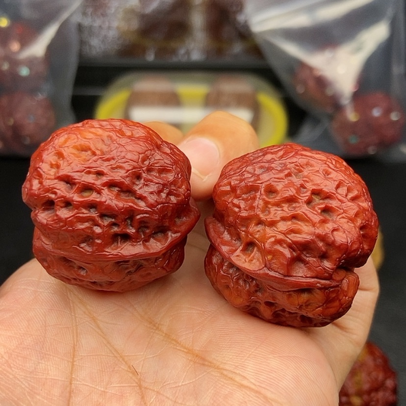 【闪购商品】把件文玩核桃36尺金蟾舍俐