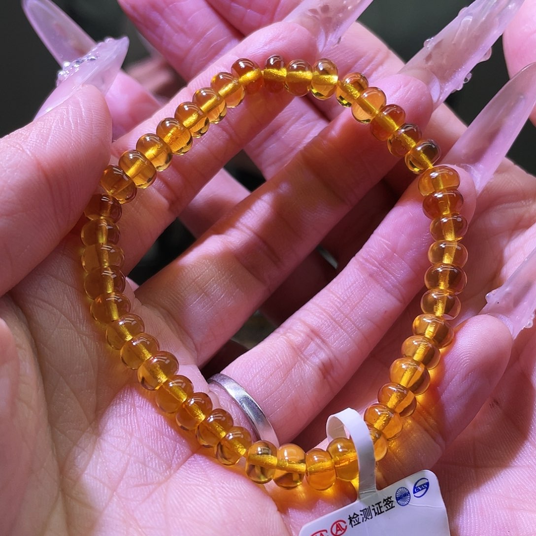 琥珀未镶嵌裸石6金珀